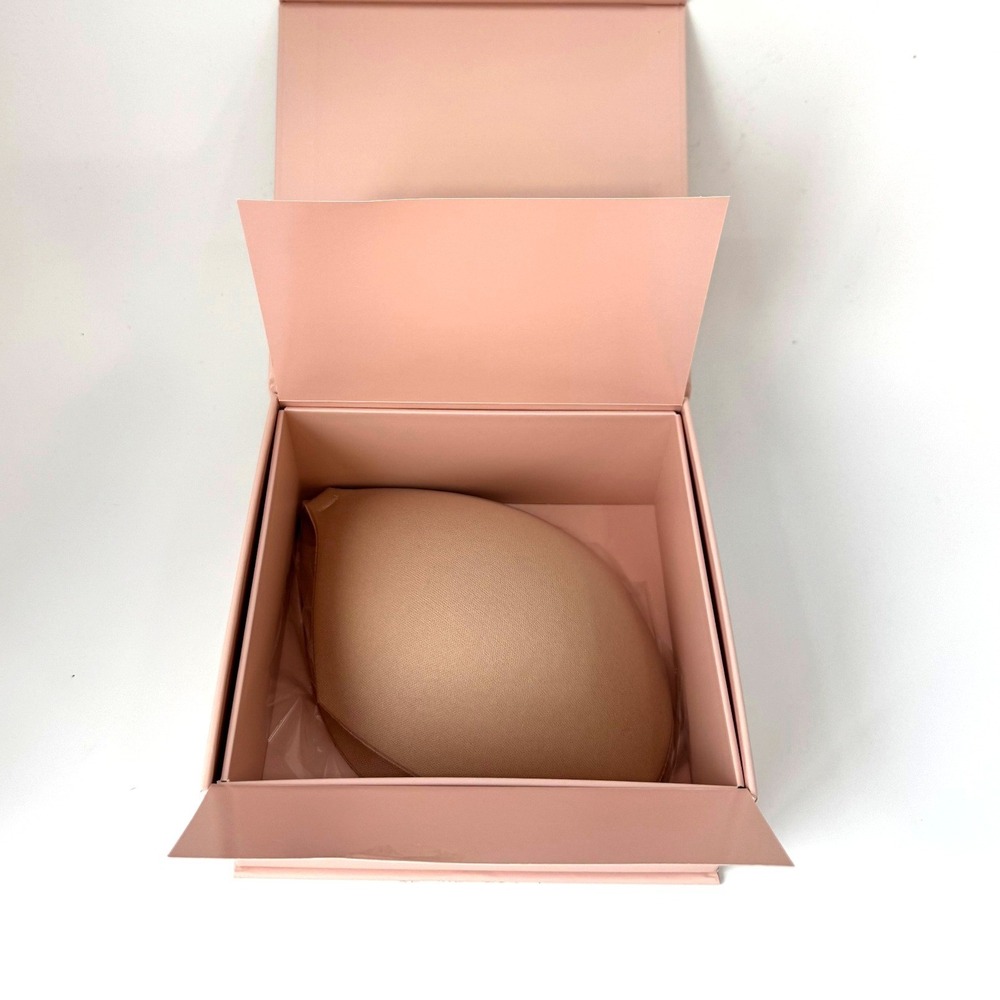 BOOMBA Demi Sticky Bra Beige Size E Strapless Adhesive Silicone NEW - Picture 3 of 6